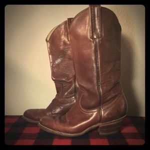 Vintage Frye western cowgirl boots size 7 D